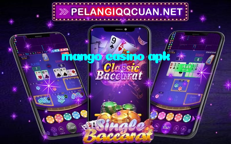 mango casino apk casino presented on mobile device in Pakistan with slots and live games